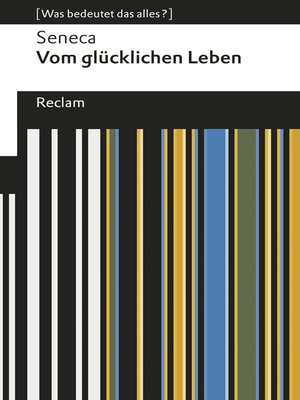 cover image of Vom glücklichen Leben